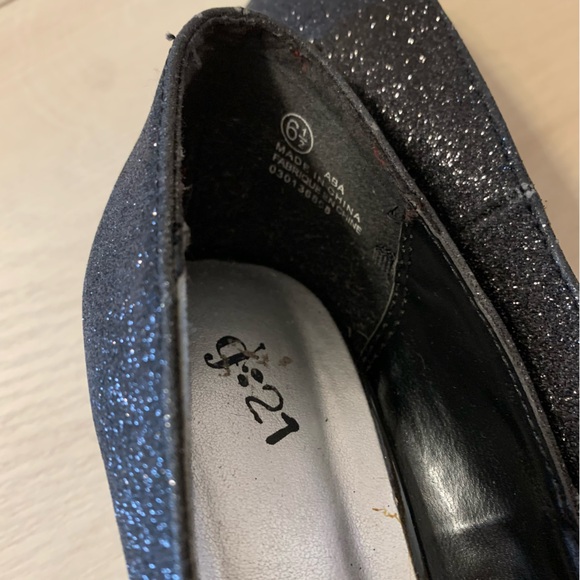 Black Glitter Stilettos - Picture 4 of 9